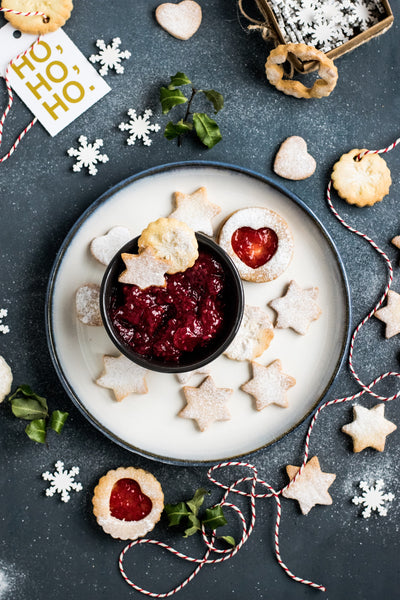 Bulgarian Christmas Jam-Filled Cookies